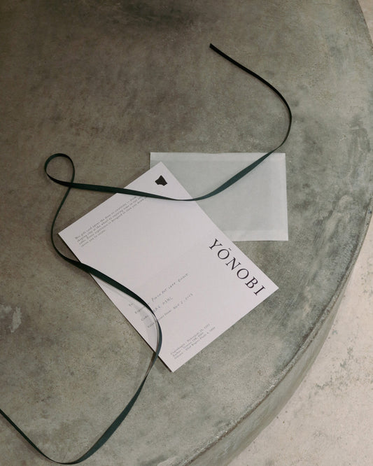 Physical Giftcard and wrapping Gift Card YONOBI