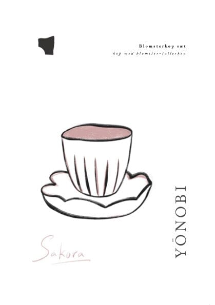 Sakura Flower cup set Tutorial YONOBI