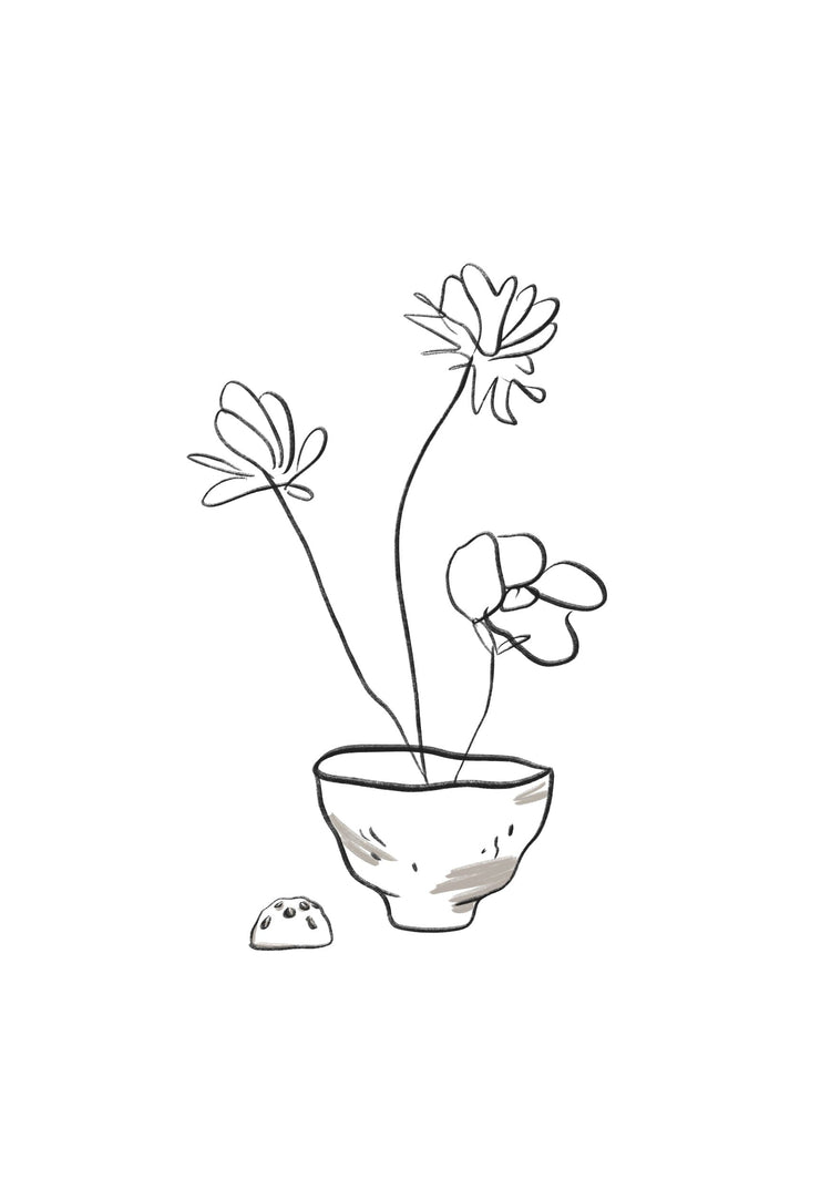 Pinch-pot Ikebana kit (400g) (Aarhus) Tutorial YONOBI classes