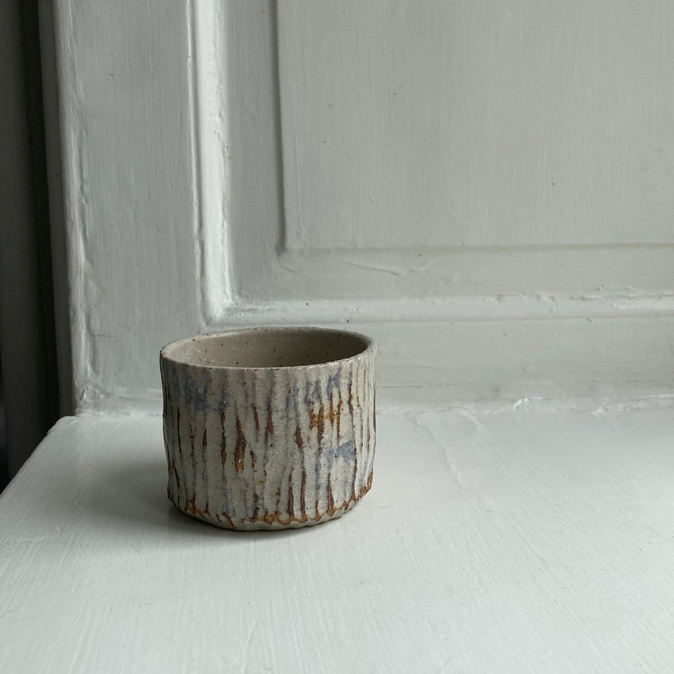 BEIGE STRIPED CUP cup Studio Antonia Maria 