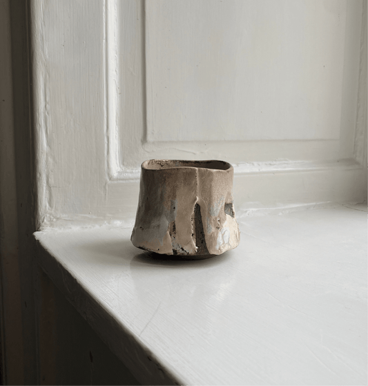 Yunomi Tea Cup - Beige Saga Pottery 