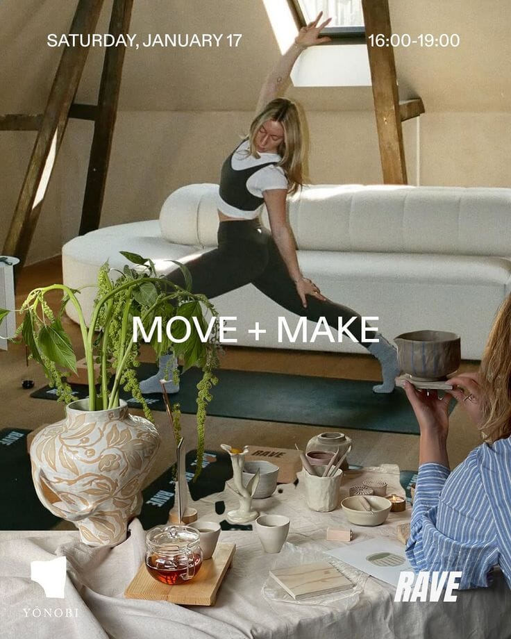 17.01 · ‭Move & Make with RAVE ‭· Copenhagen Event Yonobi cafe 