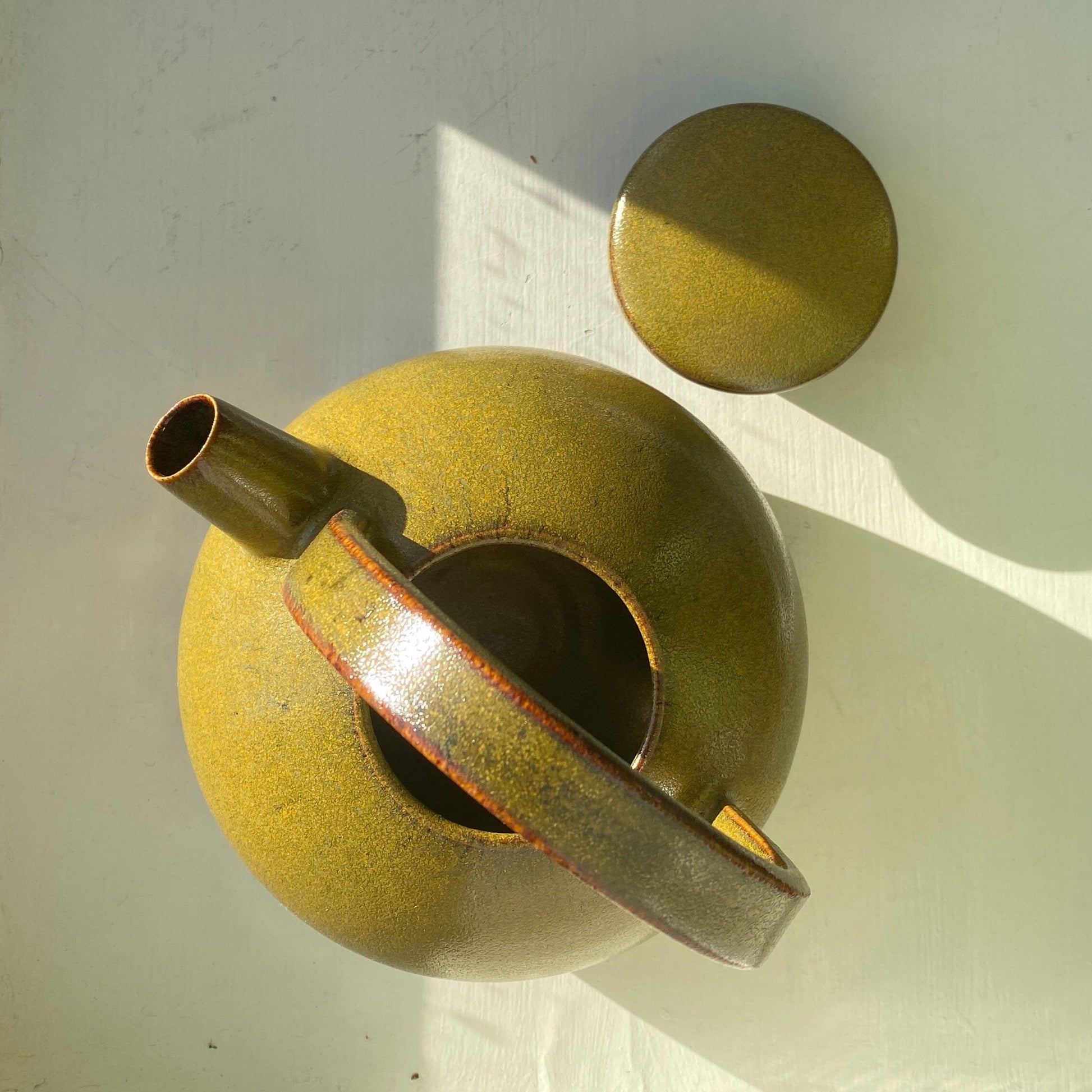 Handthrown teapot - Green, Vibeke Ottesen, YONOBI