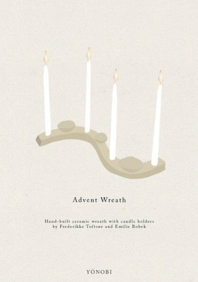 Yonobi × Frederikke Toftsø – Advent Candleholder, YONOBI, YONOBI