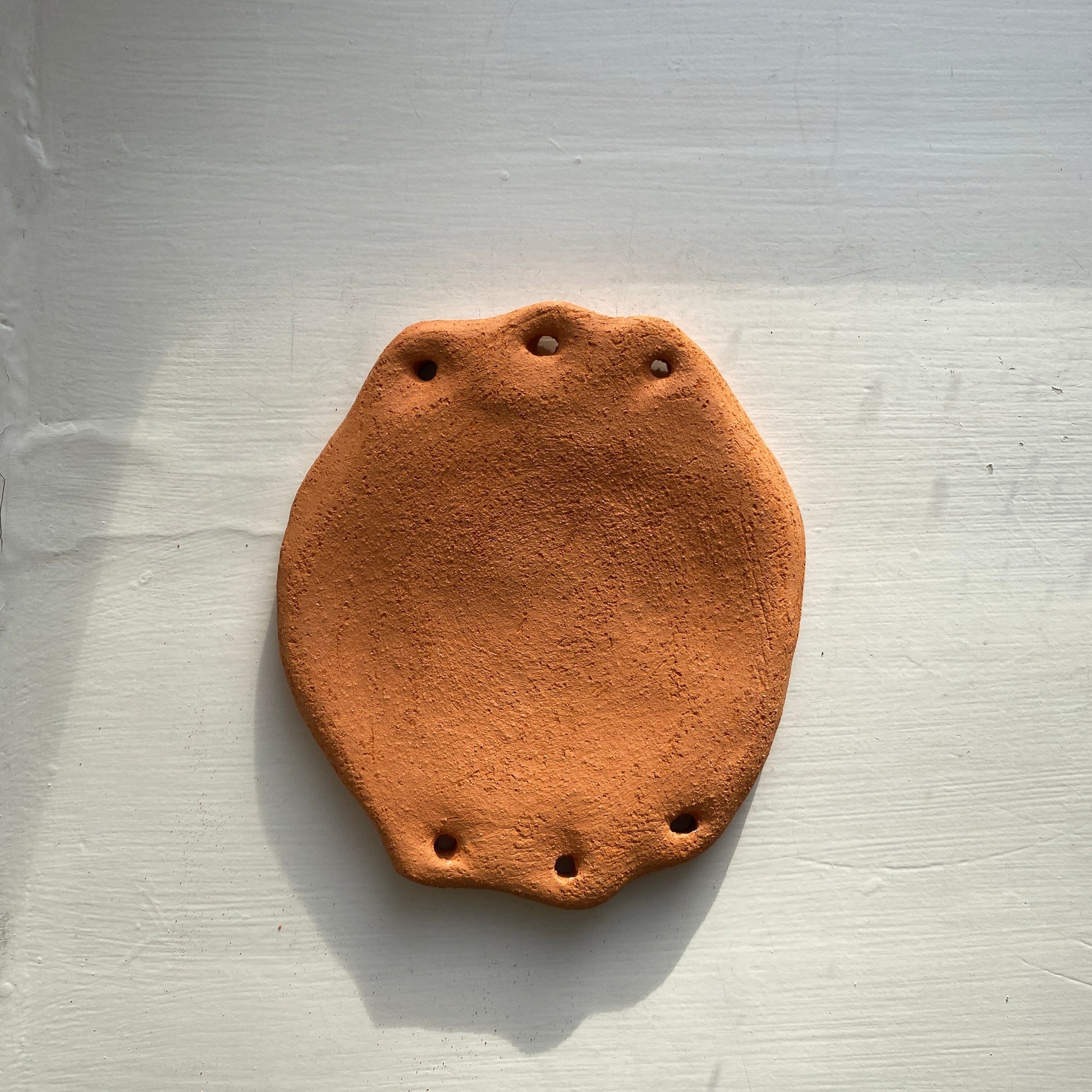 Small Earring Plate with ceramic balls - Terracotta, Atelier 1991, YONOBI