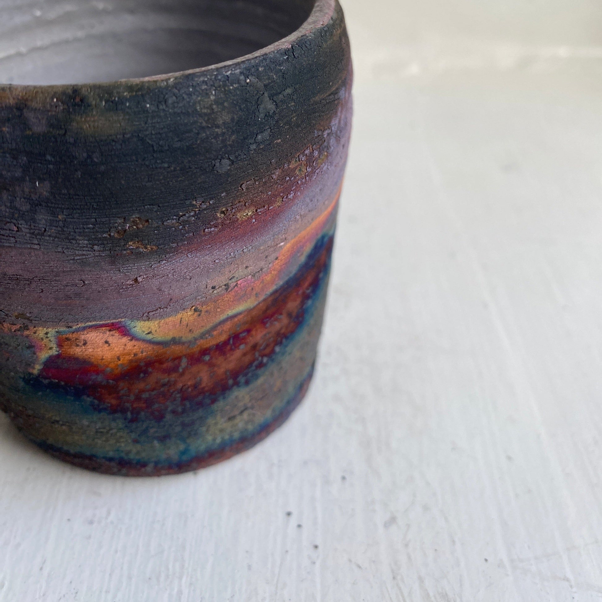 One of a kind raku cup Cup Léon Serre 