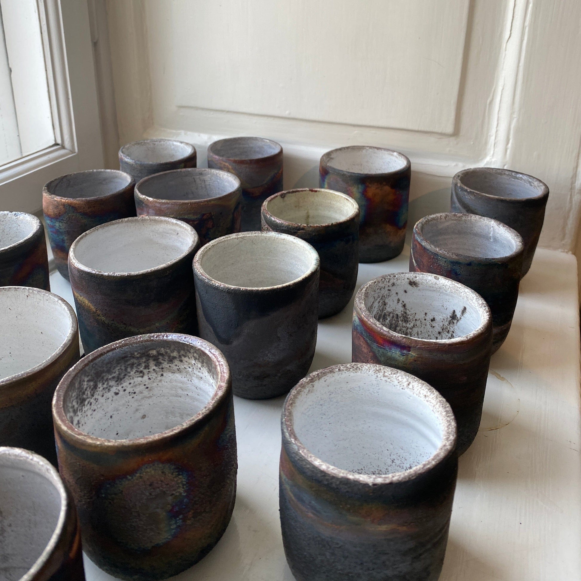 One of a kind raku cup Cup Léon Serre 