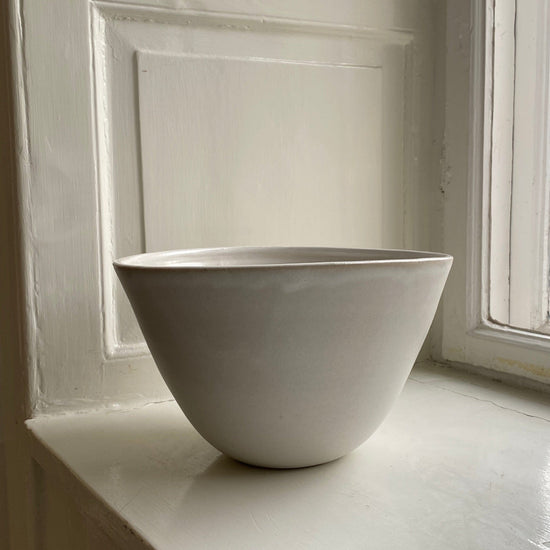 Large Salad Bowl bowls Laetitia Di Gioia Eggshell white 