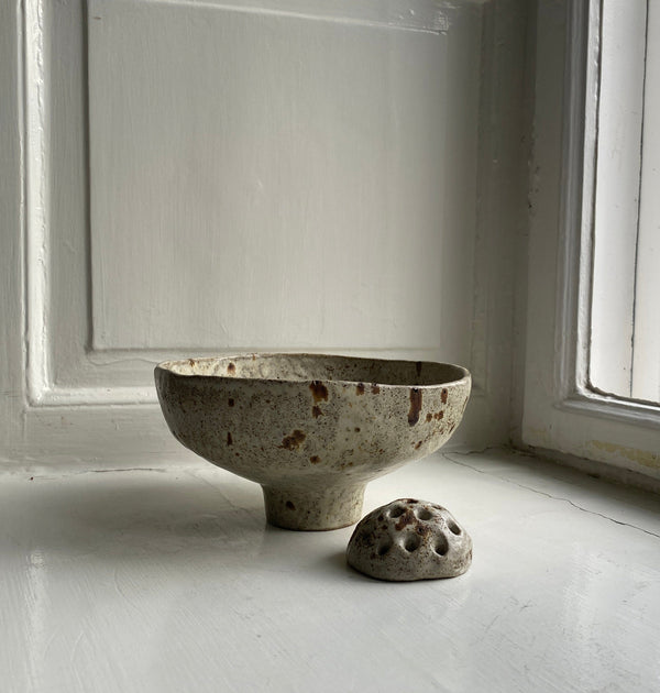 Ikebana vase – Mixed stoneware Vase Malwina Kleparska 