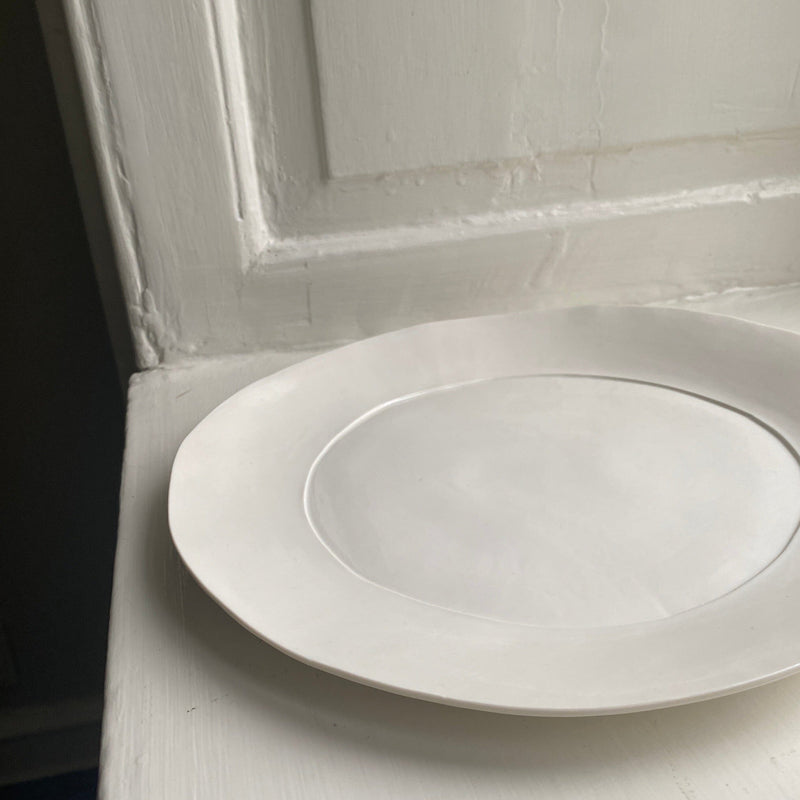 Porcelain dinner plate plate Joe Christopherson 