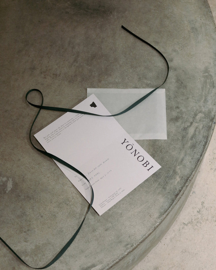 Physical Giftcard and wrapping Gift Card YONOBI 
