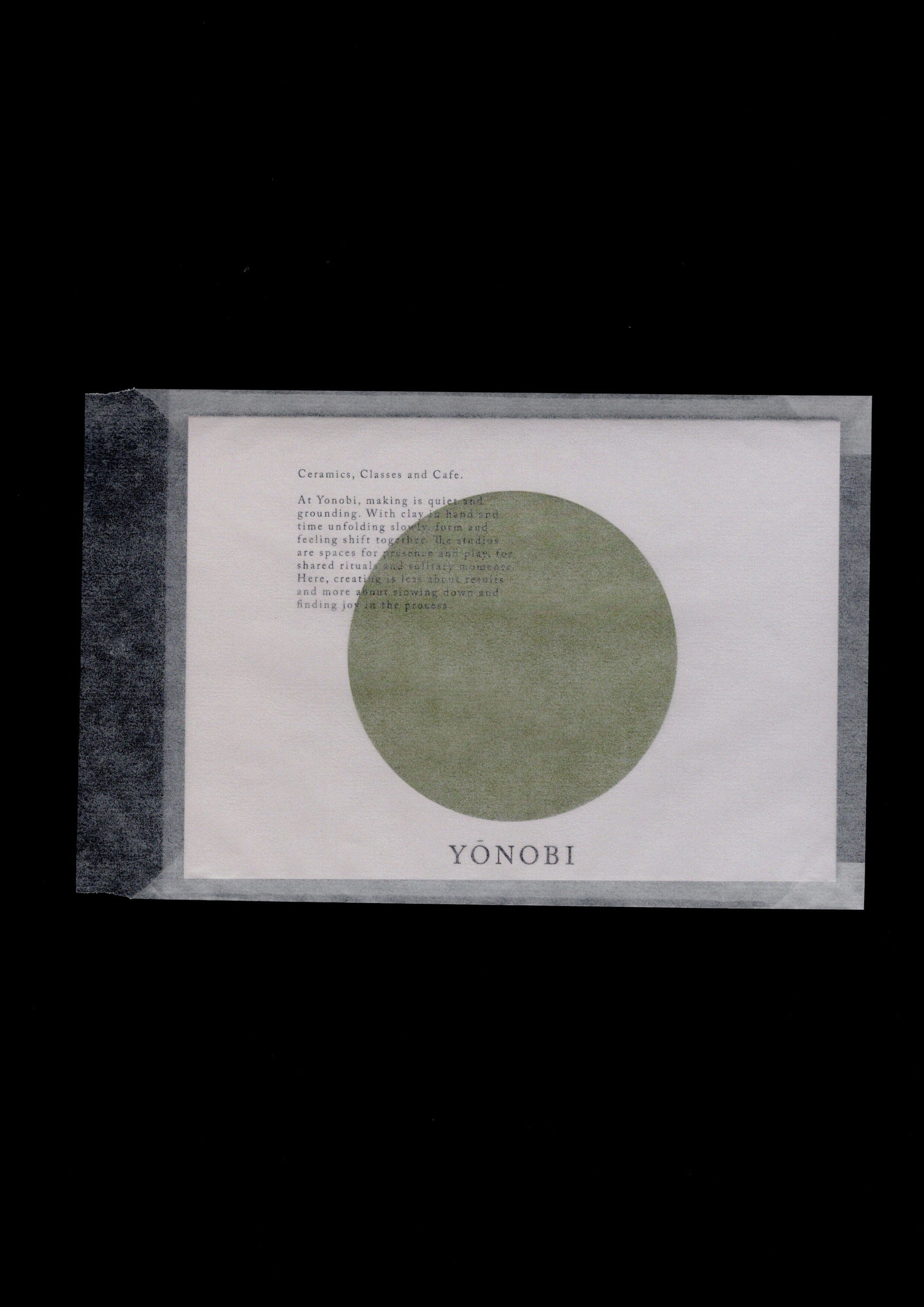 Physical Giftcard and wrapping Gift Card YONOBI 