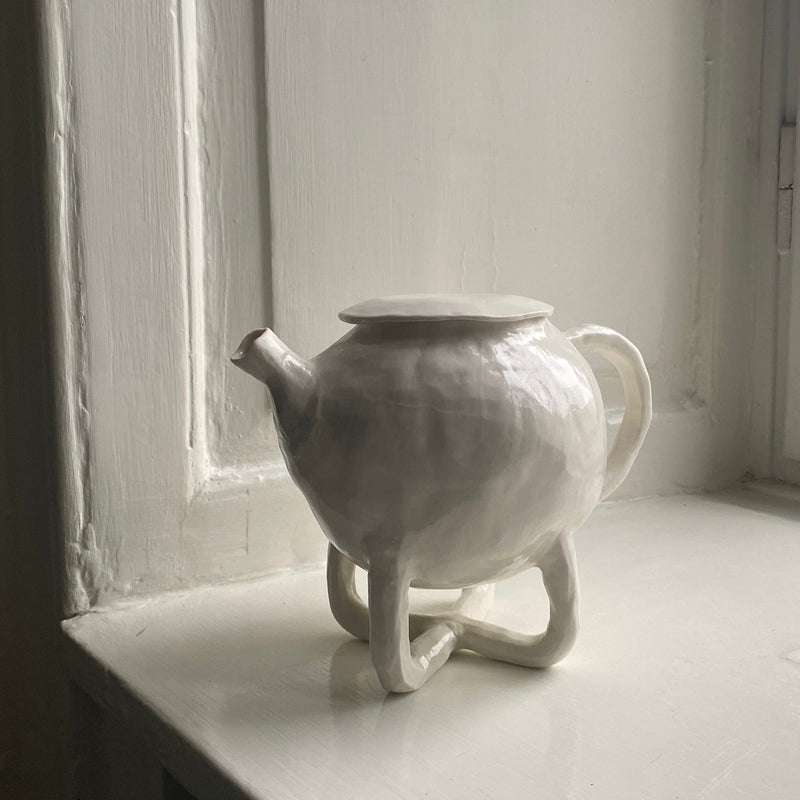 Hand-built Teapot Platter Joe Christopherson 