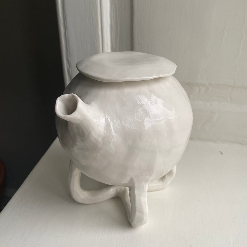 Hand-built Teapot Platter Joe Christopherson 
