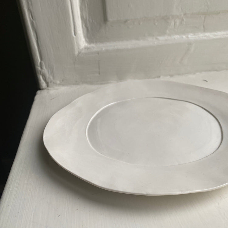 Small porcelain plate plate Joe Christopherson 