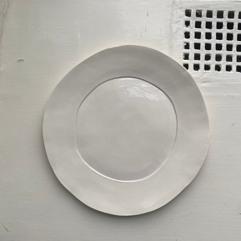 Small porcelain plate plate Joe Christopherson 