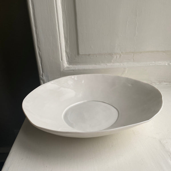 Porcelain pasta plate plate Joe Christopherson 