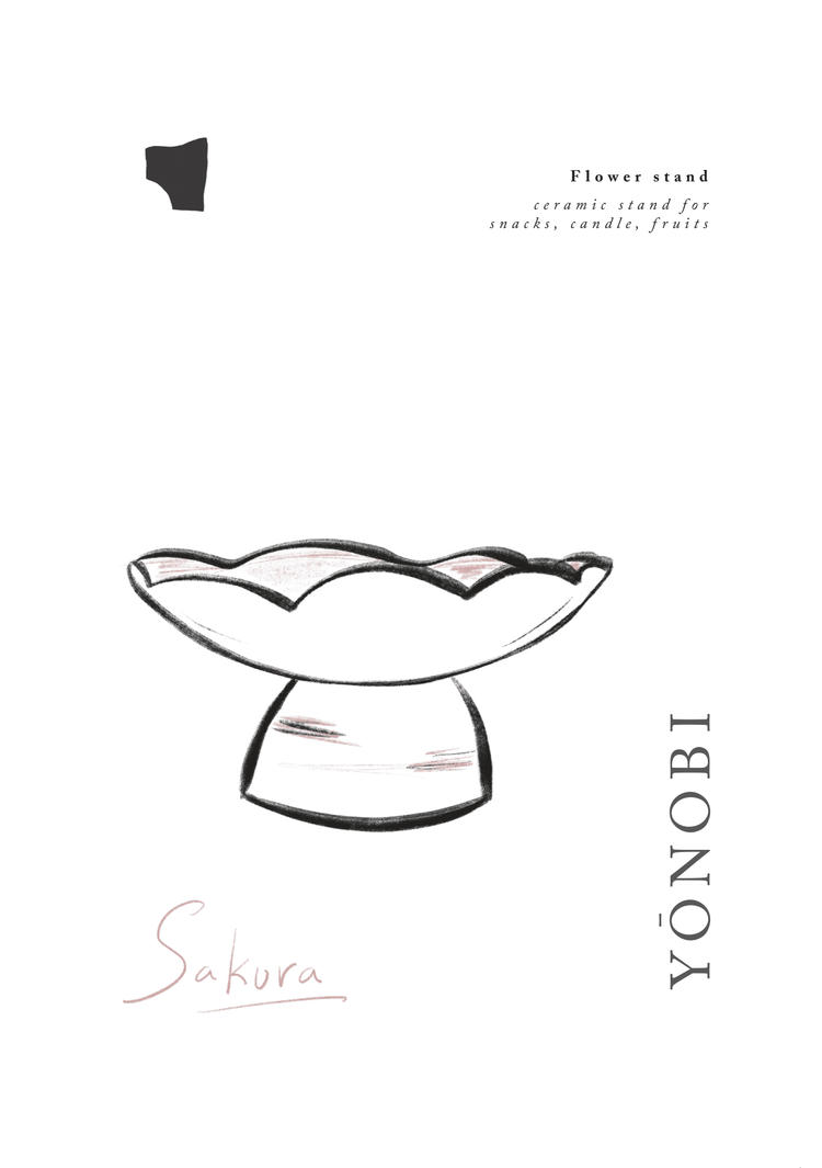 Yonobi at Home – A Mindful Gift of Making Homekit YONOBI Sakura - Flowerstand 