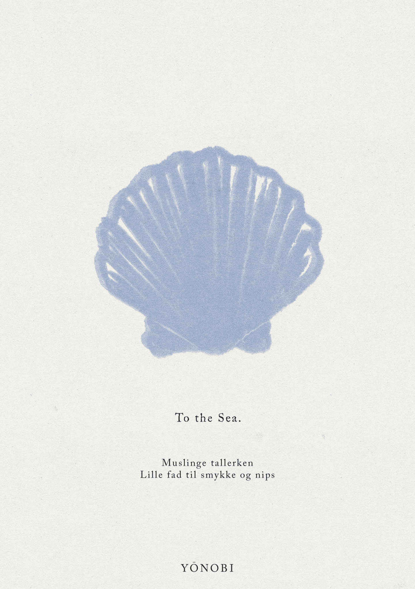 Yonobi at Home – A Mindful Gift of Making Homekit YONOBI To the Sea - Shell Plate 