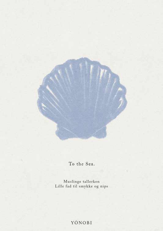 Yonobi at Home – A Mindful Gift of Making Homekit YONOBI To the Sea - Shell Plate 