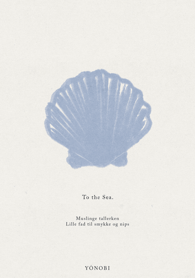 Yonobi at Home – A Mindful Gift of Making Homekit YONOBI To the Sea - Shell Plate 