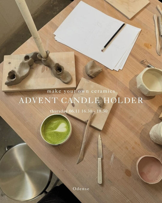 06.11 · Create Your Own Ceramic Advent Candle Holder · Odense Event Yonobi cafe 