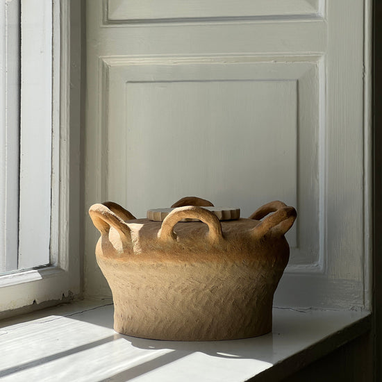 'Grenier' n°1 - Ceramic jar lidded jar Quentin Marais 