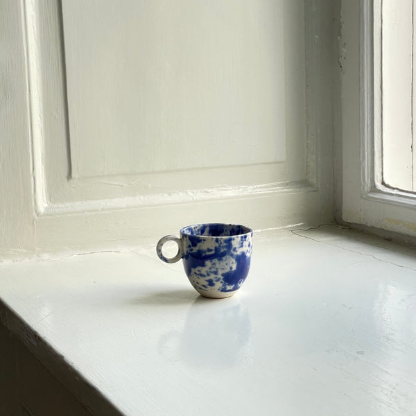 Blue Splatter Espresso mug, Anna Jones - 
