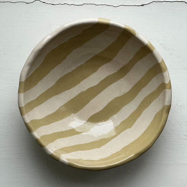 Bowl stripe olive - Large, Pollygarden - 
