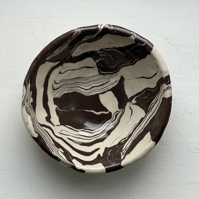 Bowl marble black - Small, Pollygarden - 